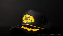 Load image into Gallery viewer, Cloud Surfin Dad Hat ( Black &amp; Gold)
